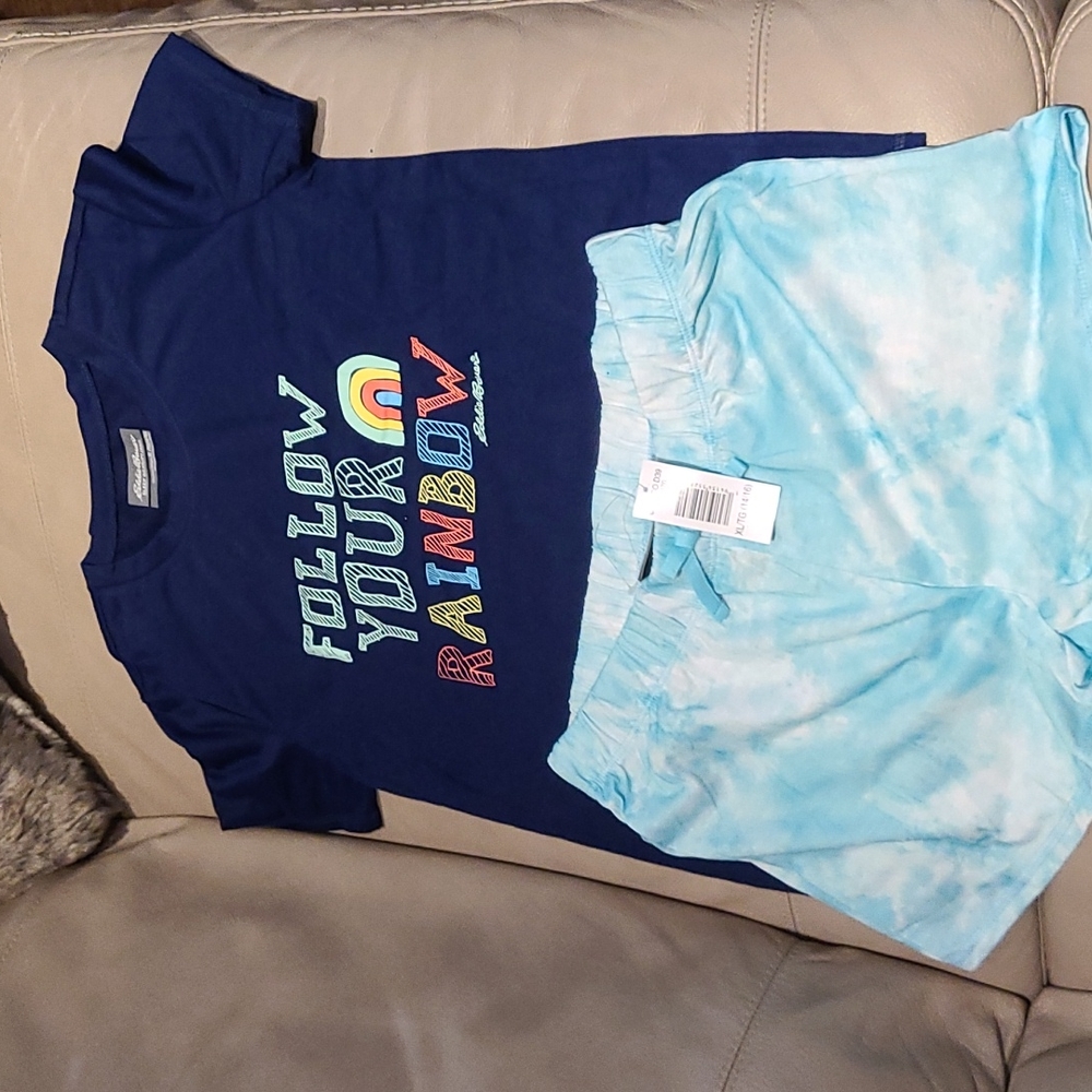 Eddie Bauer Youth Girl's 2 Piece Sleep Set